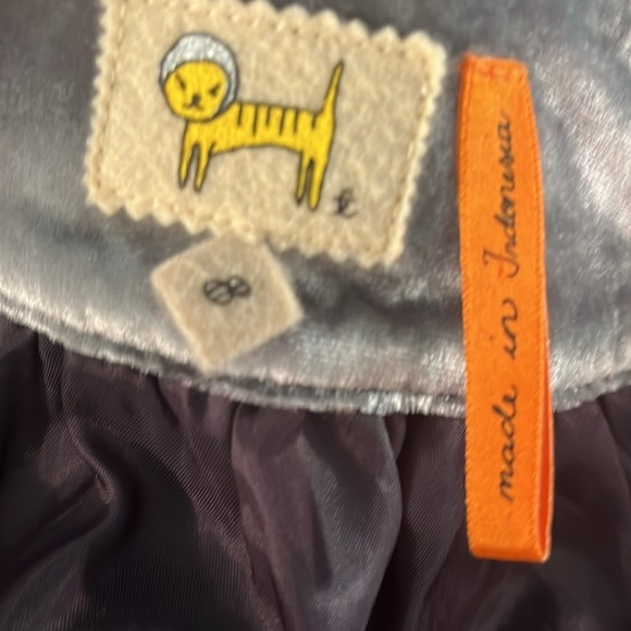 Anthropologie Taikonhu A-line Skirt Wool & Cashmere Button Detail Size 8 Lined - Picture 9 of 10